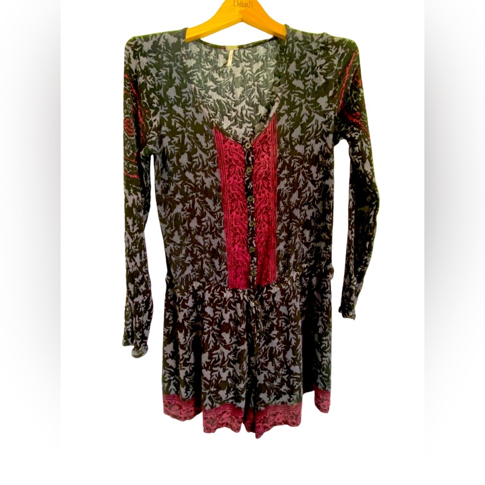 Free People Long Sleeve Romper